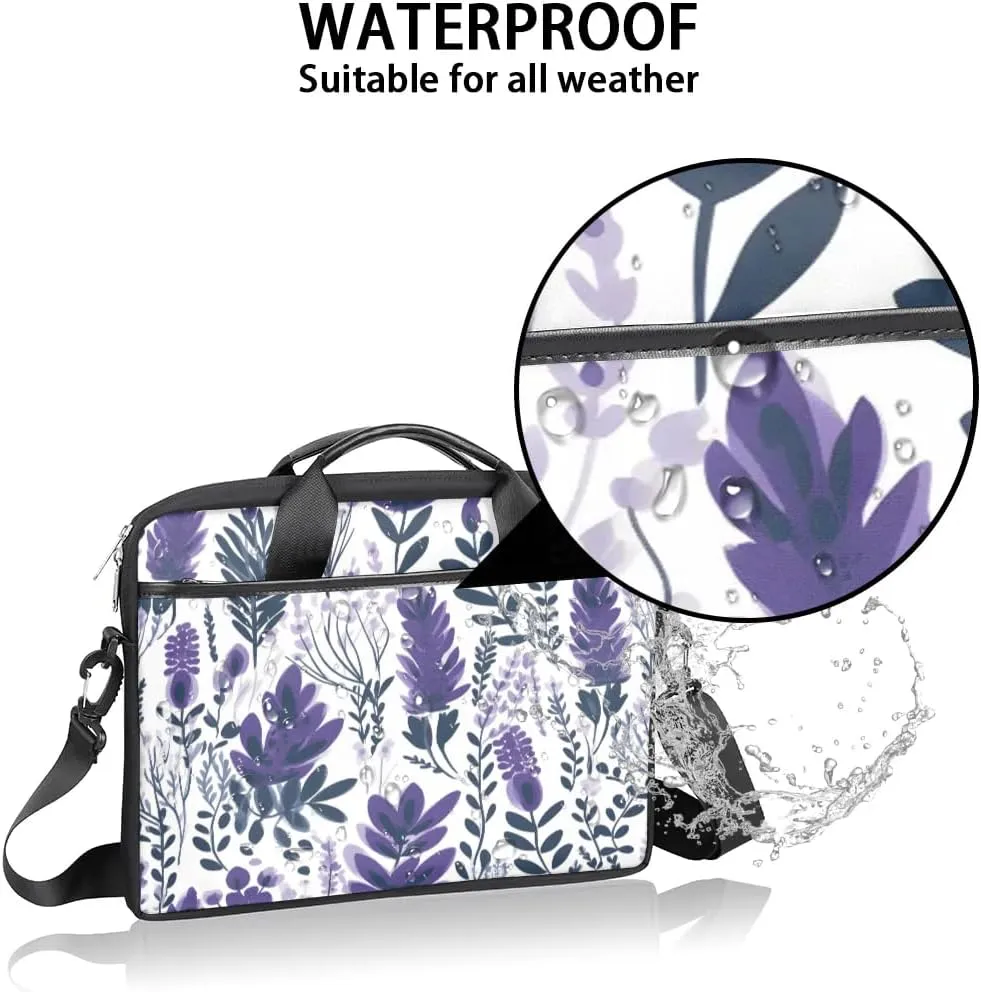 Laptop Shoulder Bag Computer Bag 13-15 Inches Laptop Carrying Case with Shoulder Strap for Women Men