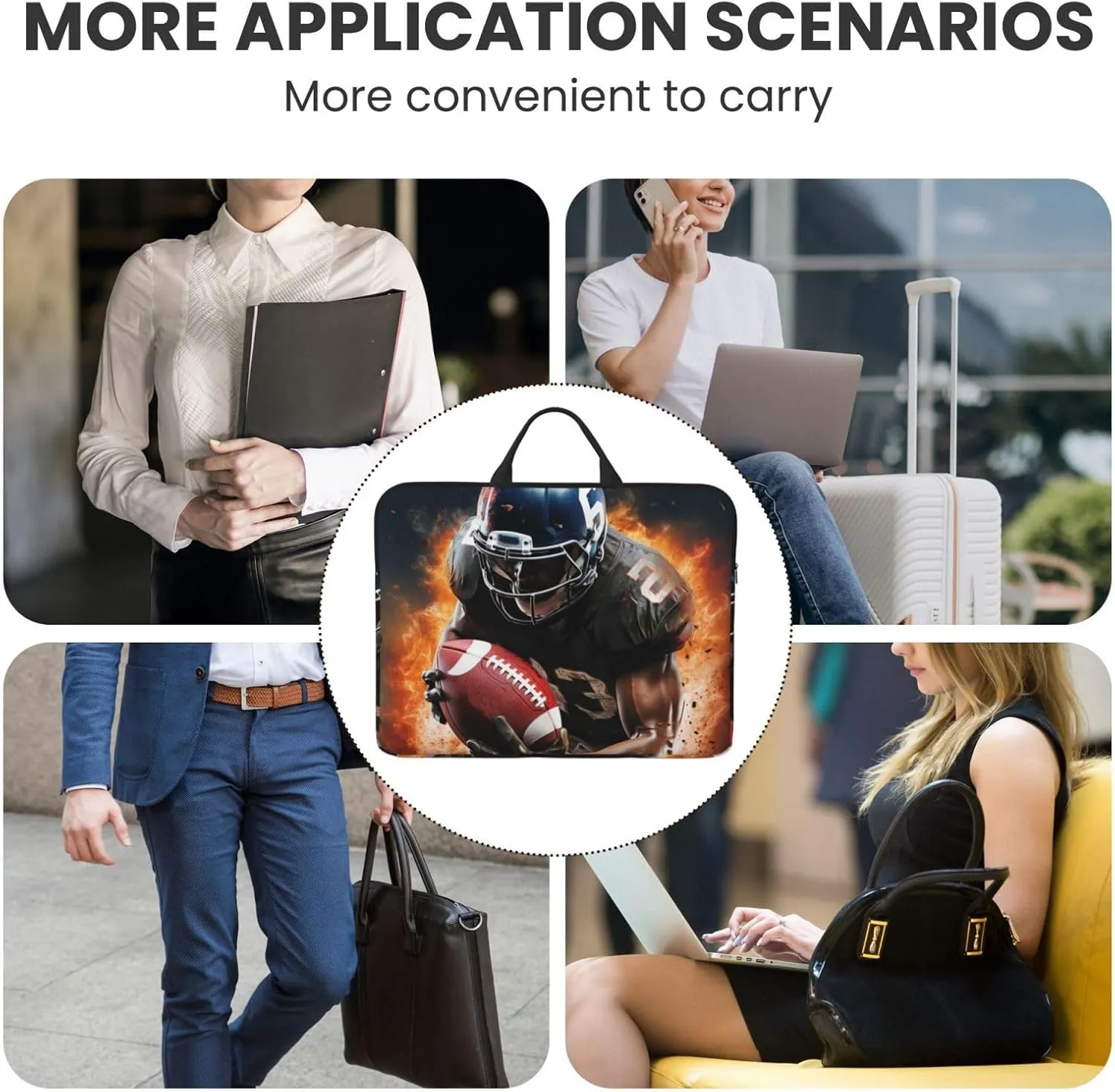 Laptop Shoulder Bag Messenger Bag Cool Steampunk Gears Laptop Bag Computer Bag for Men Women