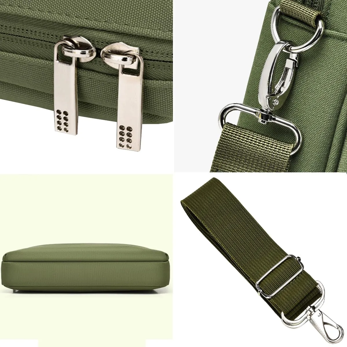 Laptop Sleeve 14 15 Inch Laptop Case for Women and Men,Shockproof Laptop Bag Compatible with Lenovo Flex 5 14,Acer ASUS Dell HP Chromebook 14,HP Stream 14,ASUS Zenbook/Vivobook 14,Army Green