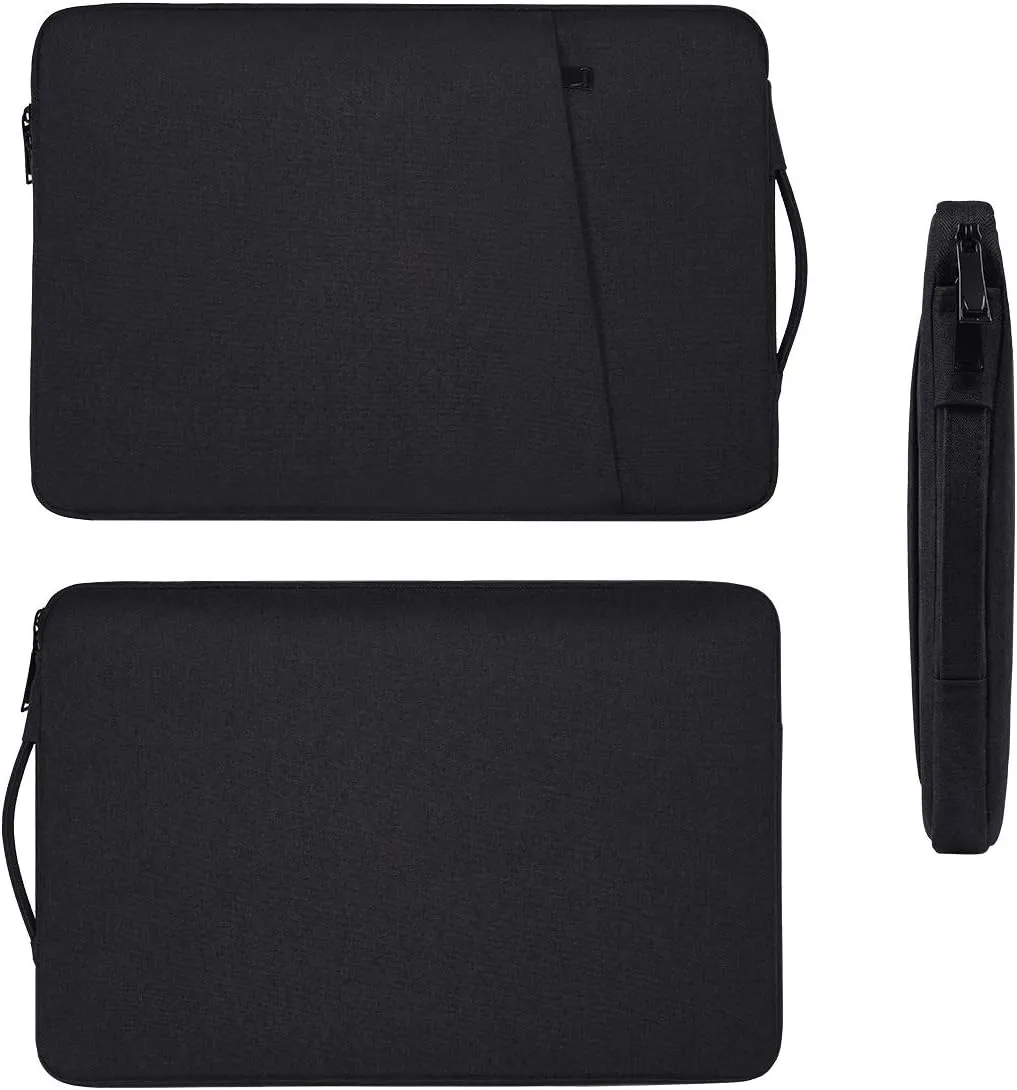 Laptop Sleeve 14 Inch, 14 Inch Laptop Case for Dell Latitude/Inspiron, HP AUSU Lenovo Chromebook/Stream/ASUS Vivobook/Lenovo IdeaPad Computer Sleeve Bag, Black
