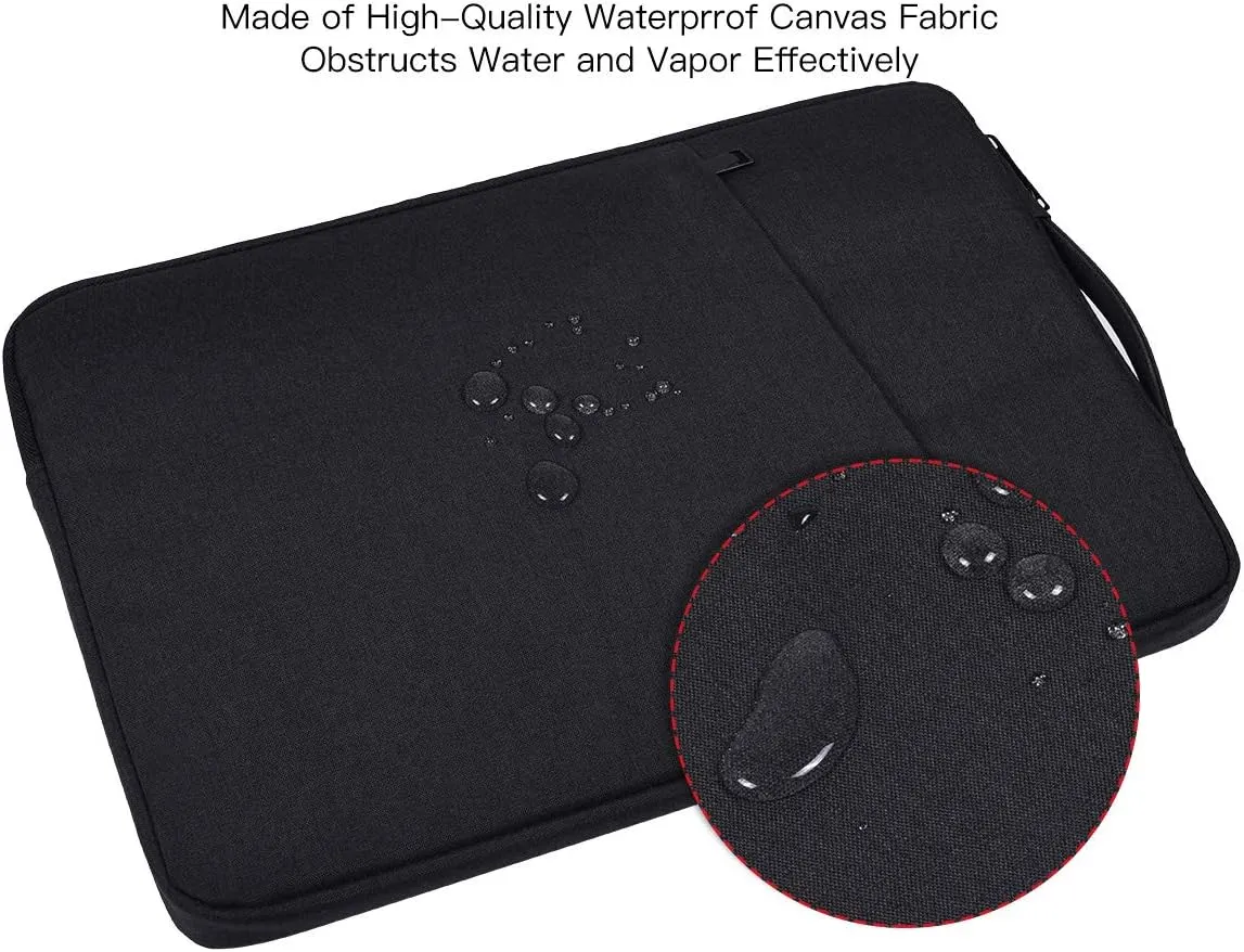 Laptop Sleeve 14 Inch, 14 Inch Laptop Case for Dell Latitude/Inspiron, HP AUSU Lenovo Chromebook/Stream/ASUS Vivobook/Lenovo IdeaPad Computer Sleeve Bag, Black