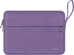 Laptop Sleeve 14 Inch, Water Resistant Traveling Computer Cover with Handle, Shockproof Protective Carrying Laptop Bag Compatible for 14 Inch MacBook Air/Pro, HP, Dell, Lenovo, Purple
