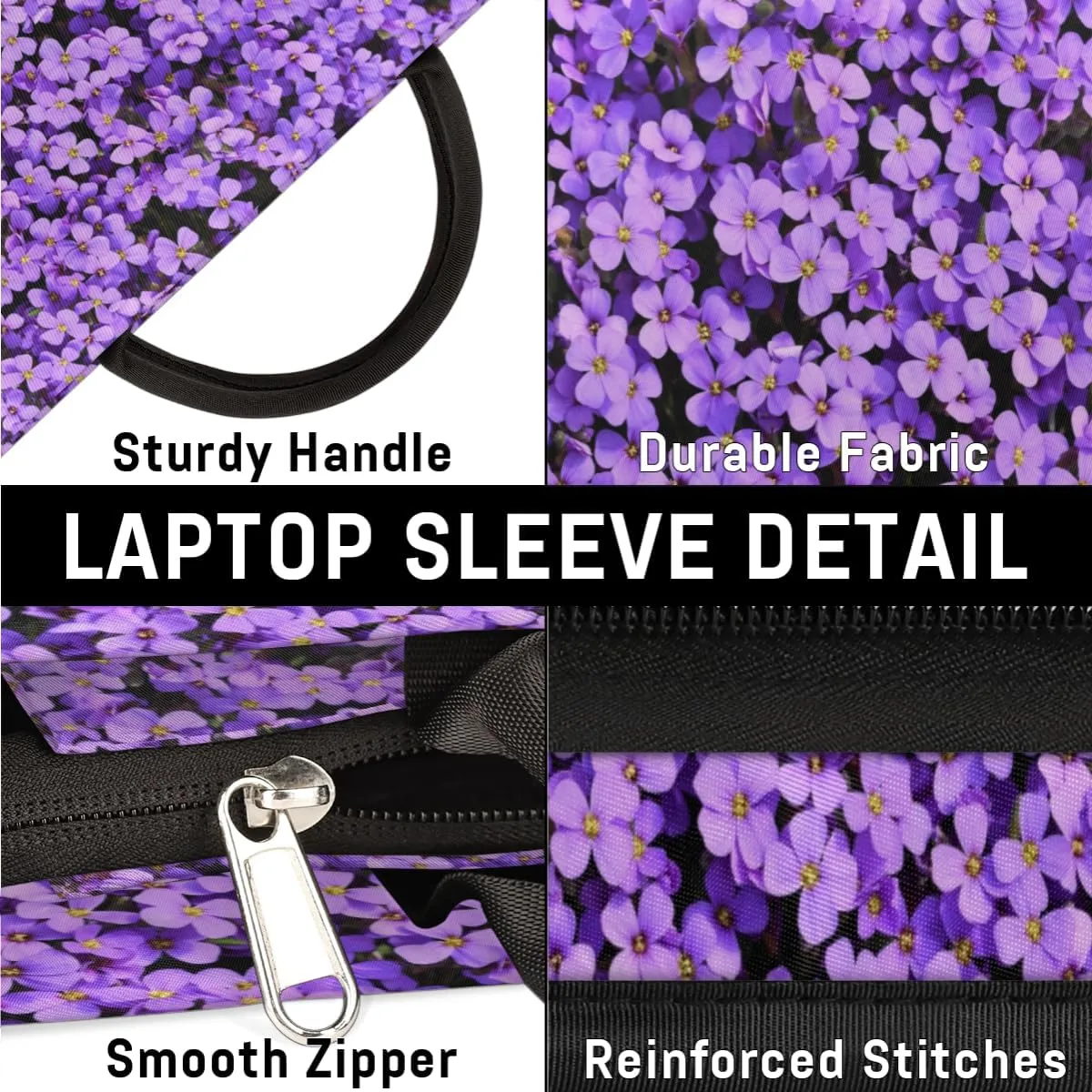 Laptop Sleeve Case for Women Men Laptop Bag Durable Travel Computer Carrying Bag with Handle Accessories Bags
