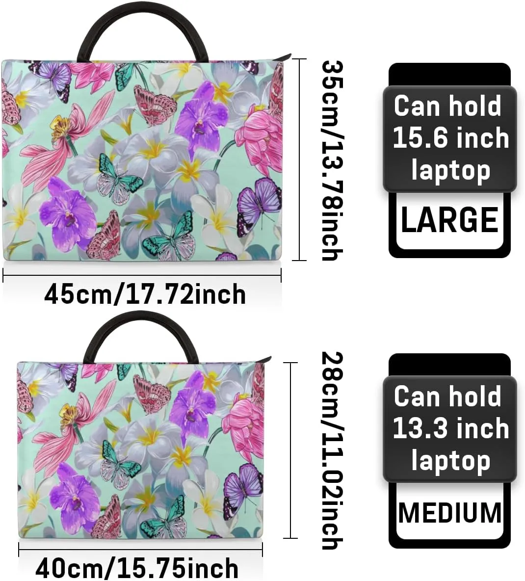 Laptop Sleeve Case for Women Men Laptop Bag Durable Travel Computer Carrying Bag with Handle Accessories Bags