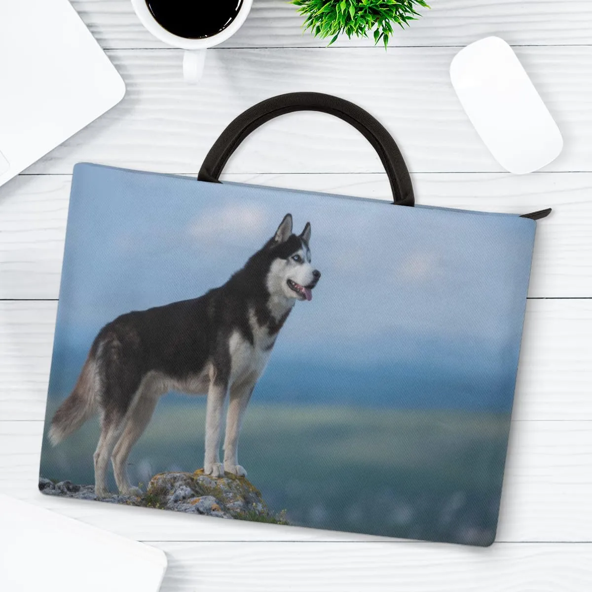 Laptop Sleeve Case for Women Men Laptop Bag Durable Travel Computer Carrying Bag with Handle Accessories Bags