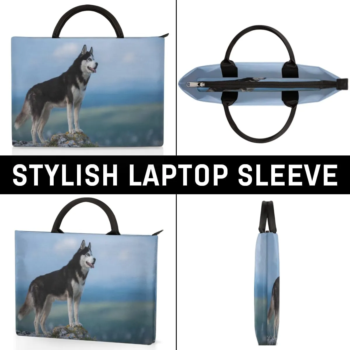Laptop Sleeve Case for Women Men Laptop Bag Durable Travel Computer Carrying Bag with Handle Accessories Bags