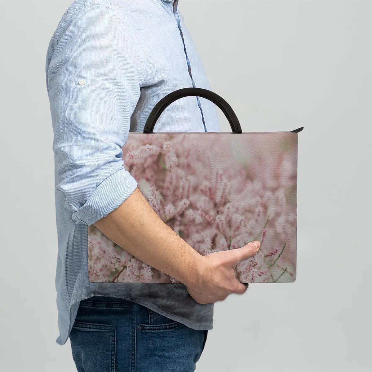 Laptop Sleeve Case for Women Men Laptop Bag Durable Travel Computer Carrying Bag with Handle Accessories Bags
