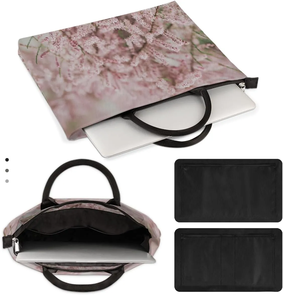 Laptop Sleeve Case for Women Men Laptop Bag Durable Travel Computer Carrying Bag with Handle Accessories Bags