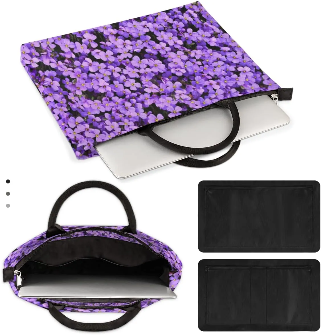 Laptop Sleeve Case for Women Men Laptop Bag Durable Travel Computer Carrying Bag with Handle Accessories Bags