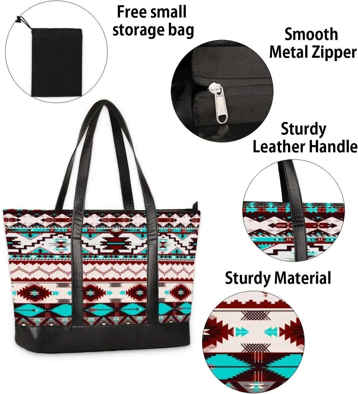 Laptop Tote Bag for Women, 15.6 inch Laptop Bag Handbag Large Briefcase Waterproof Travel Beach Shoulder Bag Work Bags