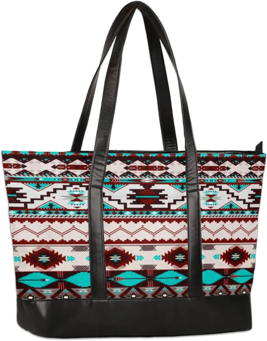 Laptop Tote Bag for Women, 15.6 inch Laptop Bag Handbag Large Briefcase Waterproof Travel Beach Shoulder Bag Work Bags