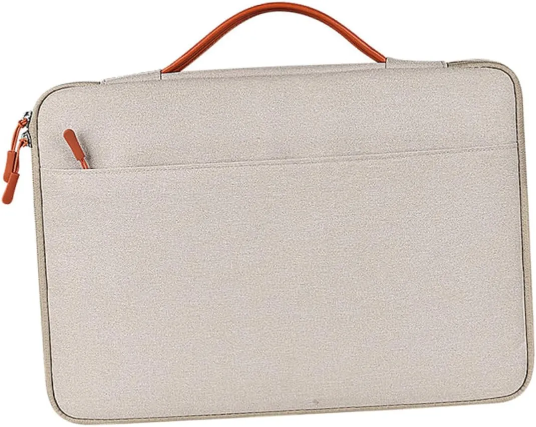 Laptop Tote Bag for Women Khaki Laptop Carrying Bag Travel Computer Bag Laptop Protective Sleeve Case