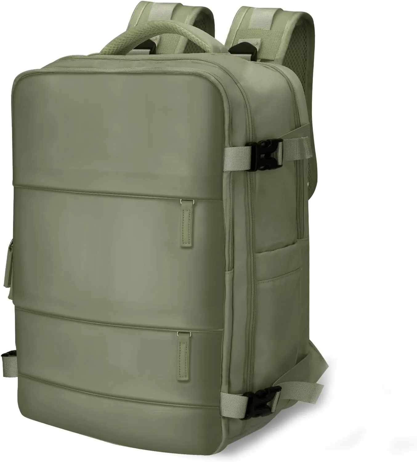 Large 40L Travel Backpack – Airline & Flight Approved Carry-On Luggage, Waterproof, Durable & Lightweight Design for College, Outdoor Sports & Weekend Getaways – Green