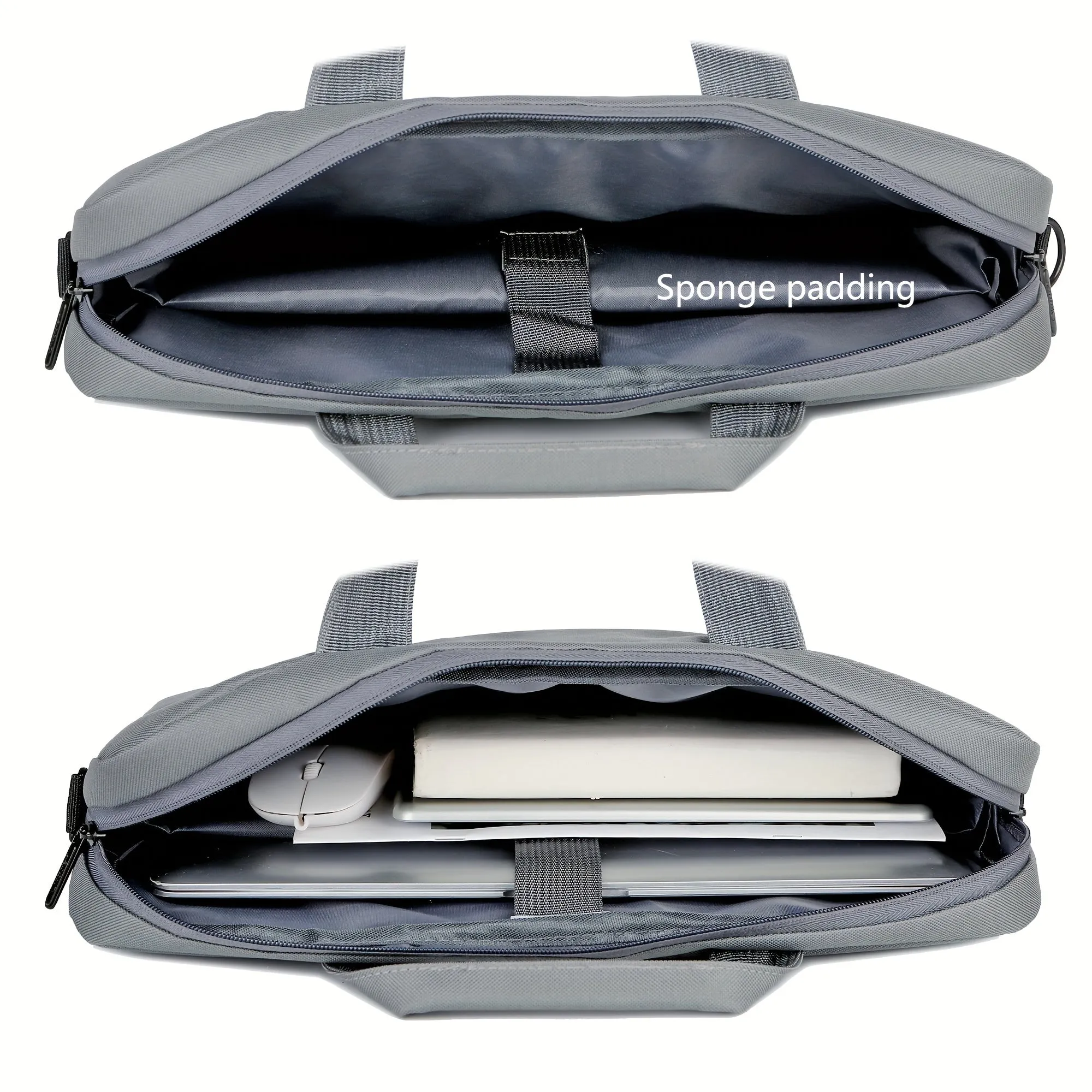 Large Capacity Laptop Bag Ultra Protective Shockproof Sponge Padding