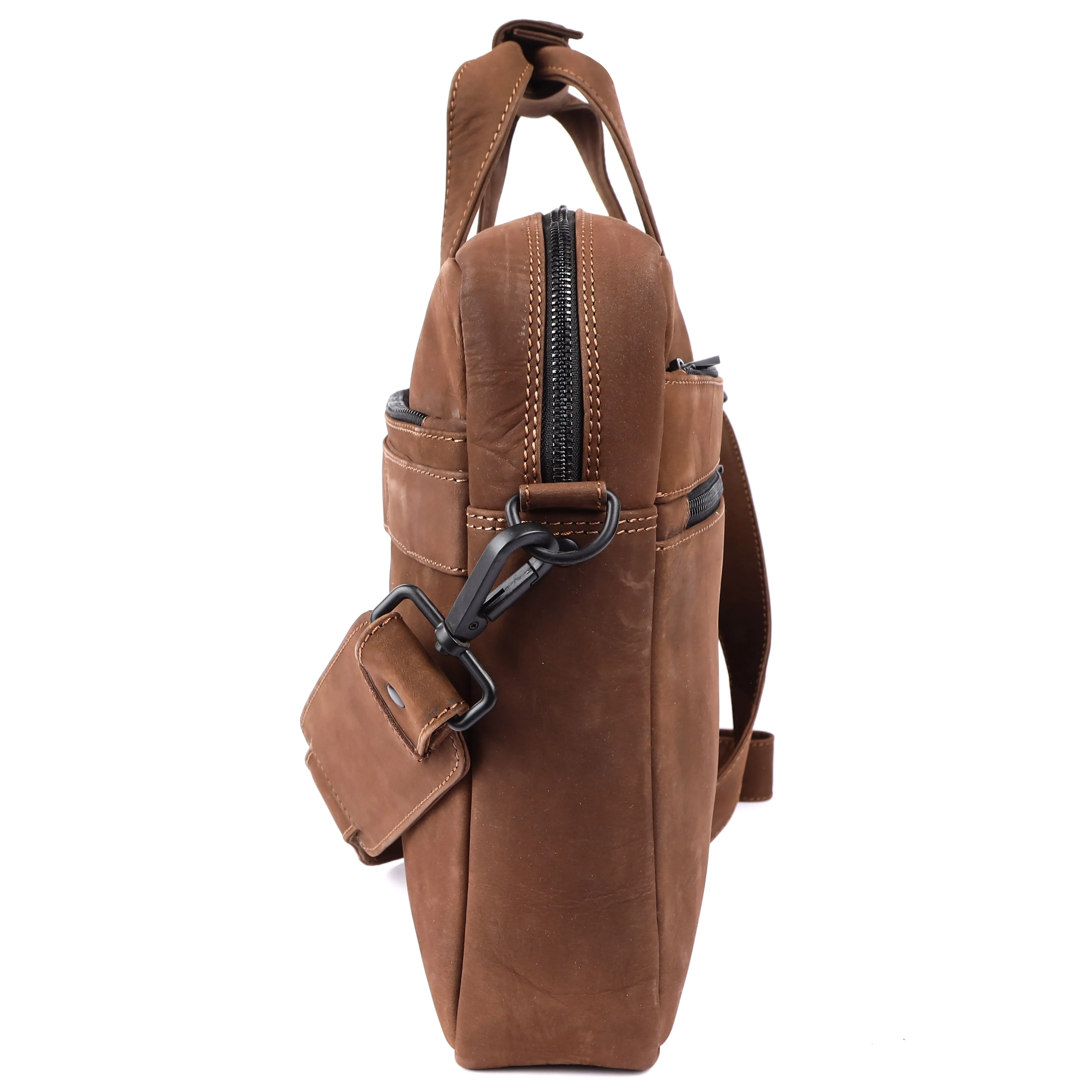 Laveri Genuine Leather Office Laptop Bag