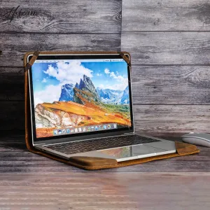 Leather Laptop Sleeve Case for 13-Inch MacBook Pro/Air