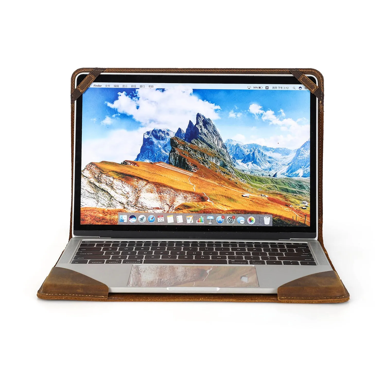 Leather Laptop Sleeve Case for 13-Inch MacBook Pro/Air