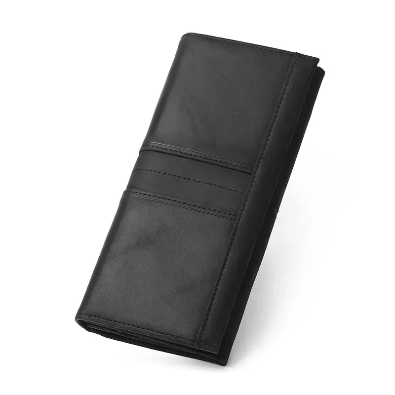 Leather Long Multifunction Card Holder Wallet for Women