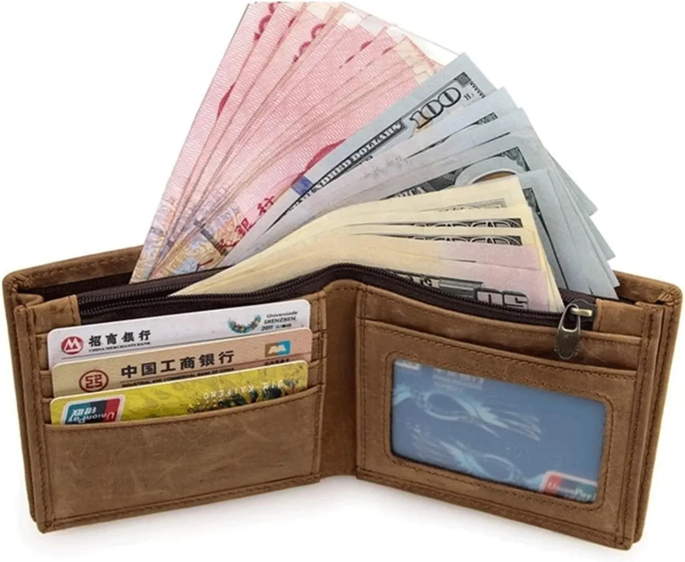 Leather men wallets short male purse,carteira masculina purse