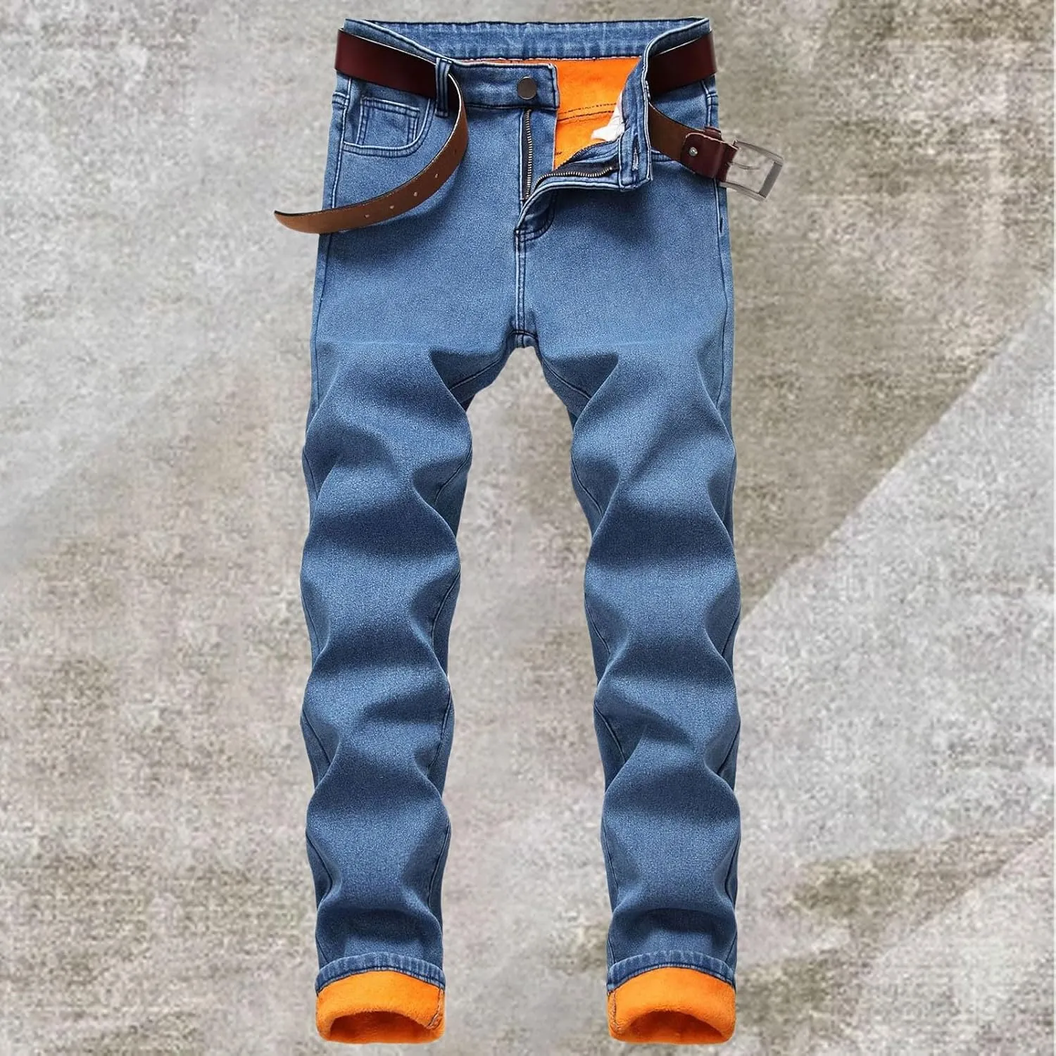 Leg Men's Pants Plus-Size Street Casual Jeans Man Jeans Men Stretch Jeans Mens Mens Relaxed Jeans Mens Straight