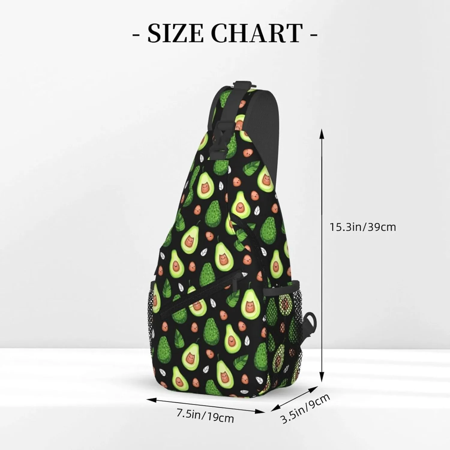 Lemon Lemon Slices Crossbody Bag Adjustable Sling Bag Casual Chest Bags Travel Shoulder Backpack