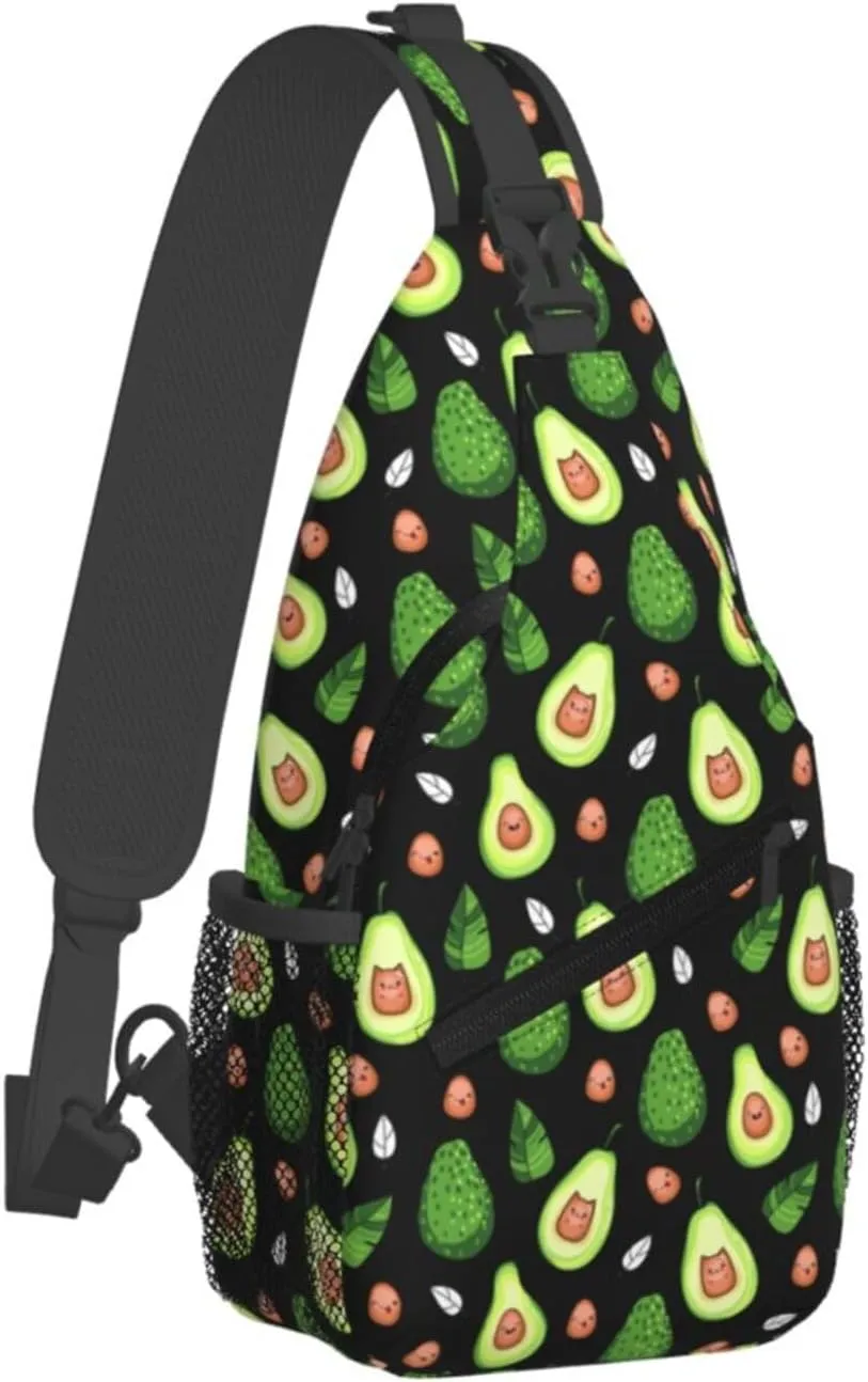 Lemon Lemon Slices Crossbody Bag Adjustable Sling Bag Casual Chest Bags Travel Shoulder Backpack