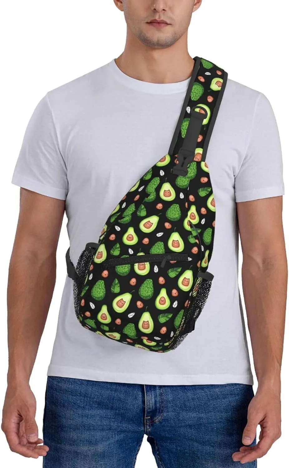 Lemon Lemon Slices Crossbody Bag Adjustable Sling Bag Casual Chest Bags Travel Shoulder Backpack