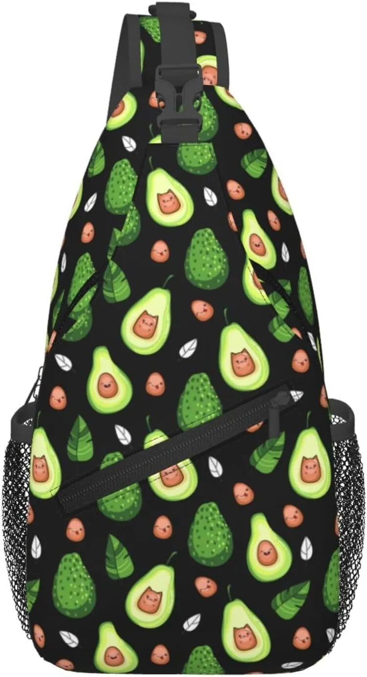 Lemon Lemon Slices Crossbody Bag Adjustable Sling Bag Casual Chest Bags Travel Shoulder Backpack
