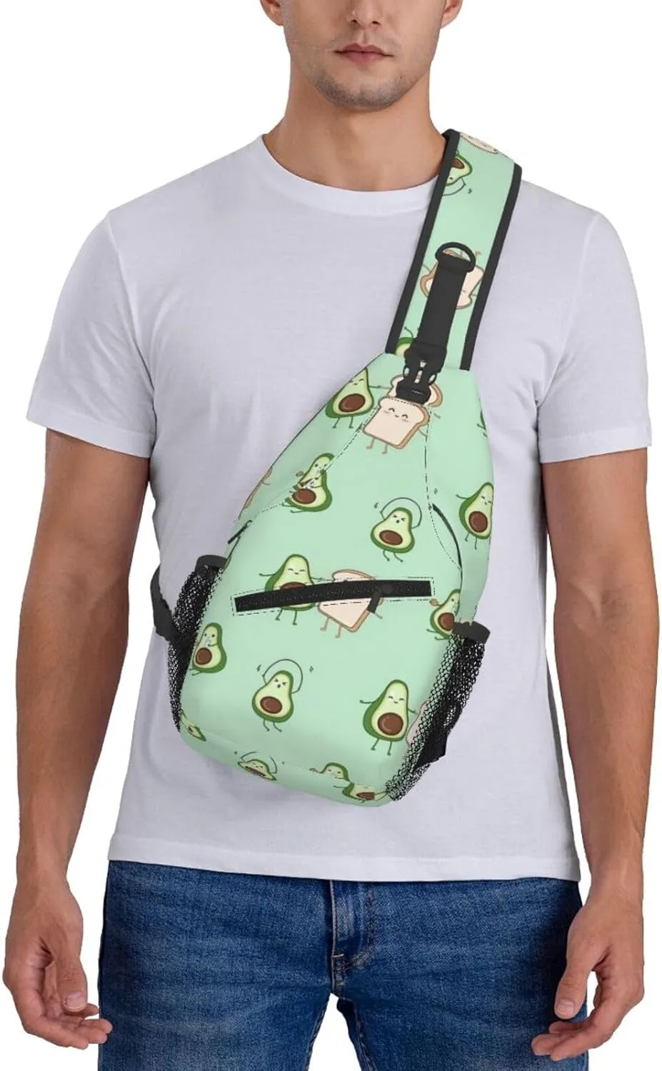 Lemon Lemon Slices Crossbody Bag Adjustable Sling Bag Casual Chest Bags Travel Shoulder Backpack