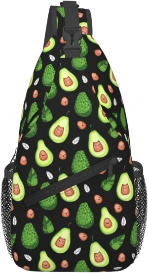 Lemon Lemon Slices Crossbody Bag Adjustable Sling Bag Casual Chest Bags Travel Shoulder Backpack
