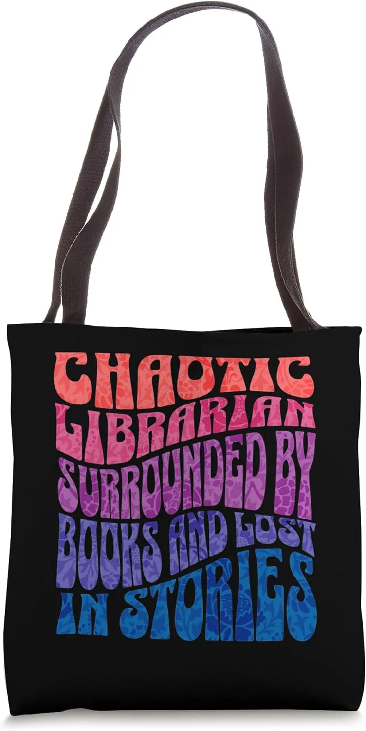Librarian Bookworm Adventurer - Chaotic Librarian Tote Bag