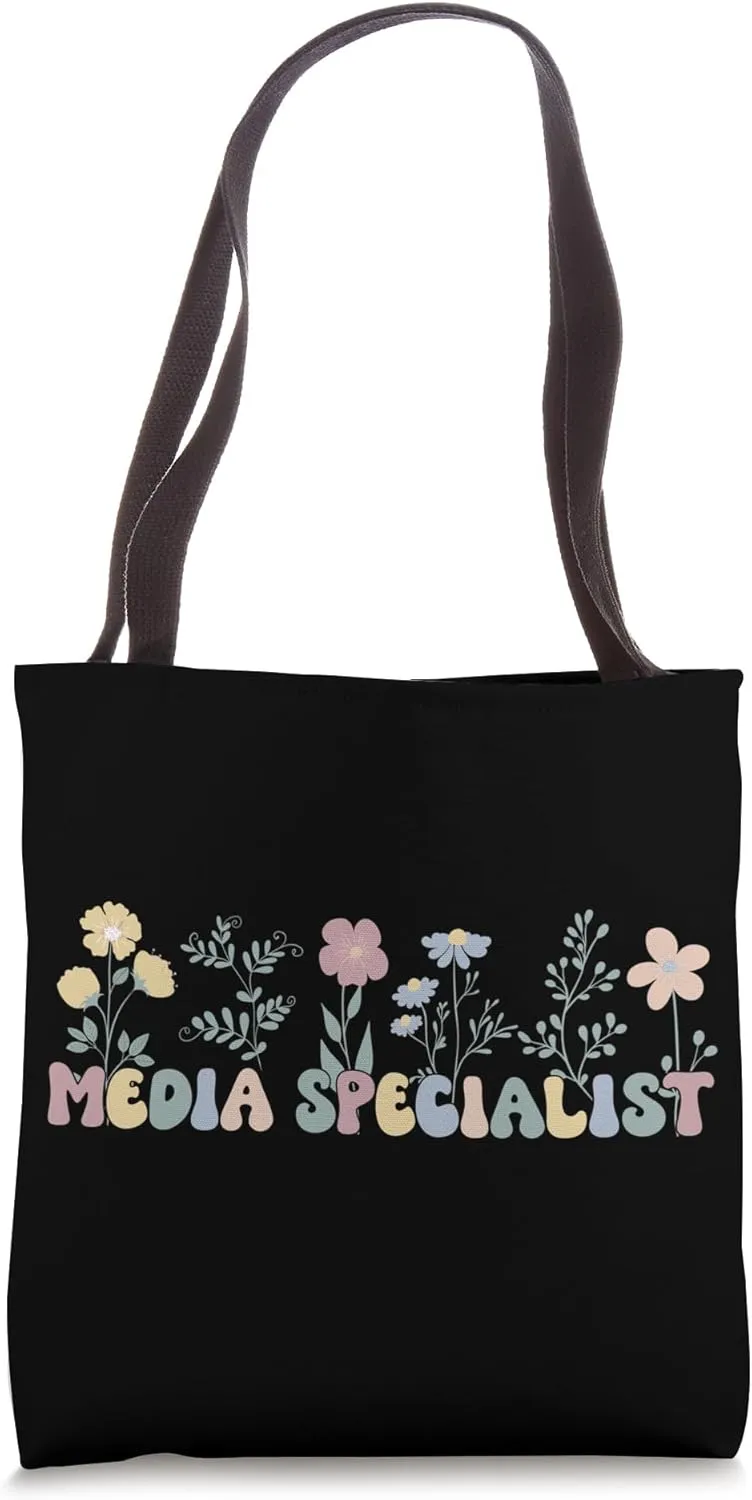 Library Media Specialist School Library Media Specialist Tote Bag