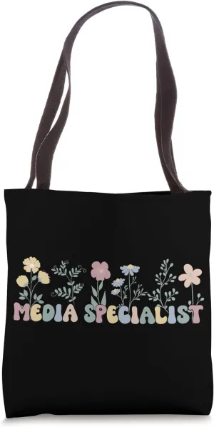 Library Media Specialist School Library Media Specialist Tote Bag
