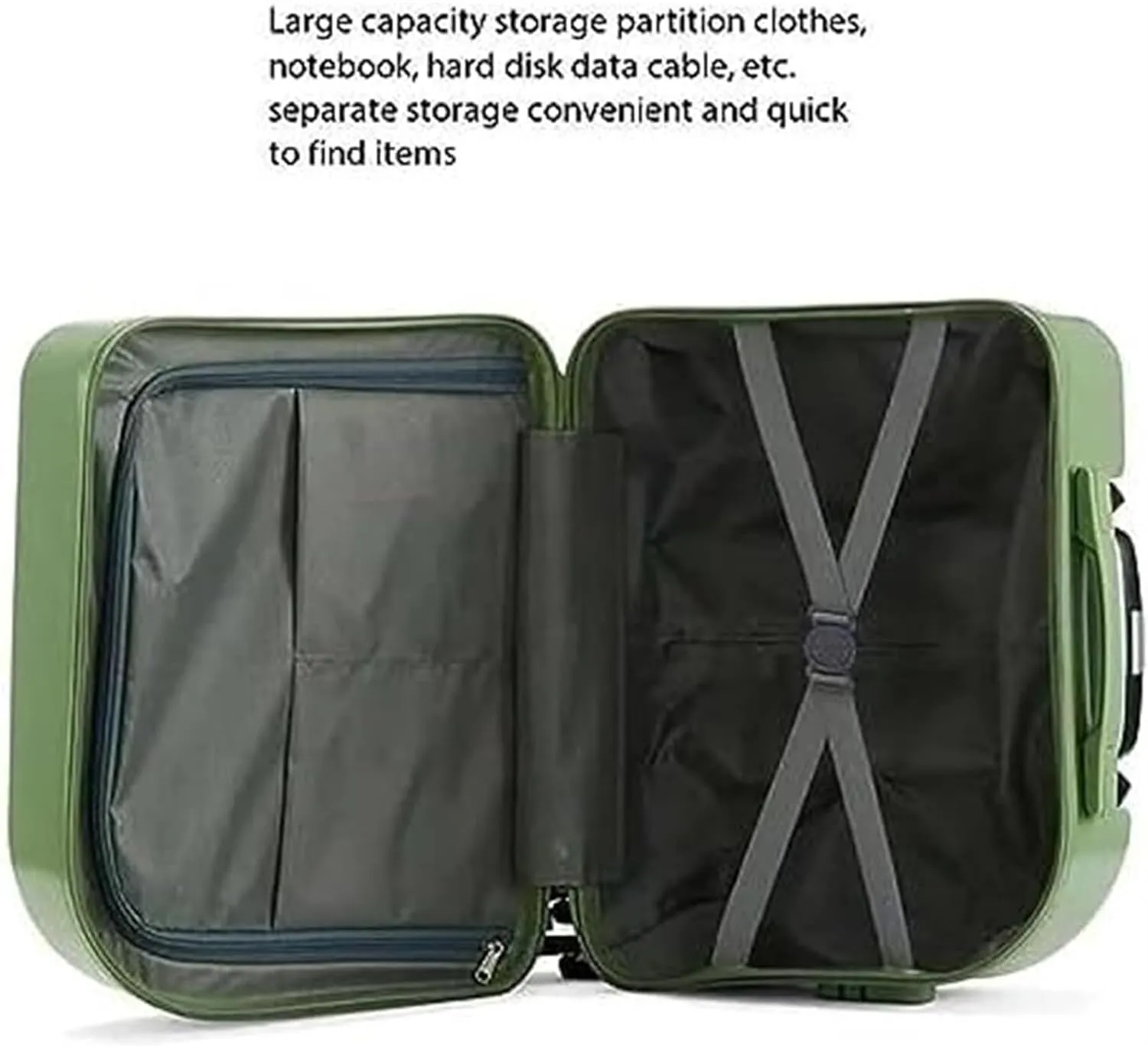 Light Suitcase 18inch Suitcases With 4 Wheels ABS Luggage Bag For Travel Suitcase Carry On Luggage Wheeled Luggage (Color : B, Size : 18 in)