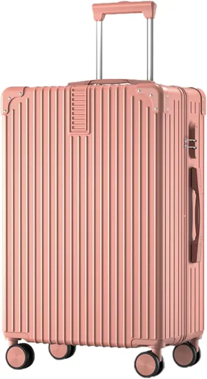 Lightweight Luggage, Trolley Case, Ergonomic Design Anti-friction And Anti-slip, Large Suitcase, Dustproof And Waterproof (Color : 20, Size : Rose)