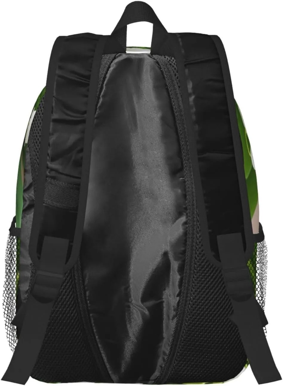 Lilies Of The Valley Backpack Lightweight Casual Backpack Double Shoulder Bag Travel Daypack With Laptop Compartmen