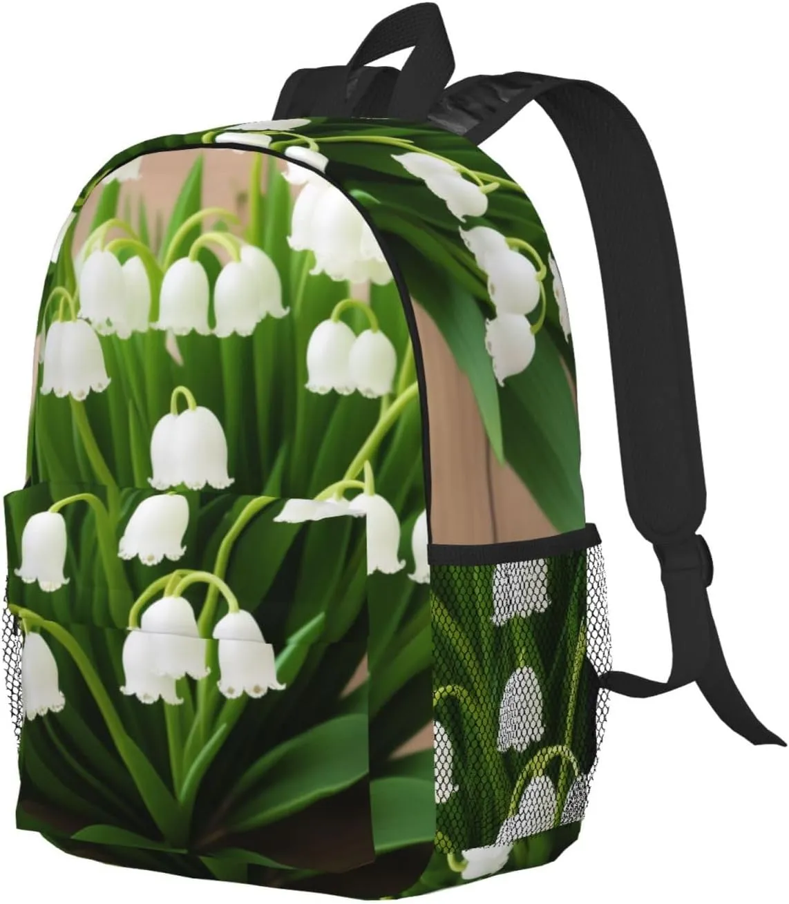 Lilies Of The Valley Backpack Lightweight Casual Backpack Double Shoulder Bag Travel Daypack With Laptop Compartmen