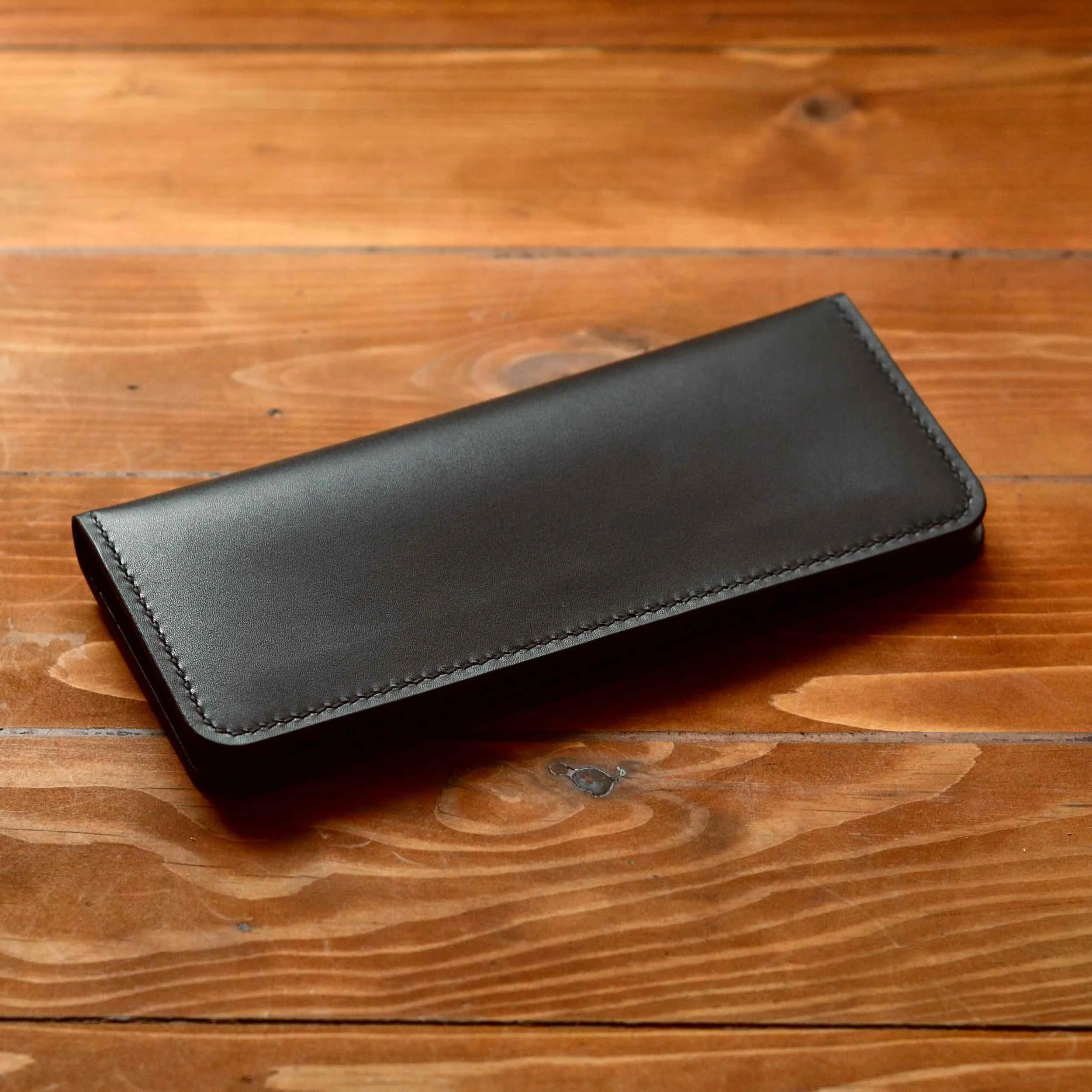 Long Bifold Wallet - Black