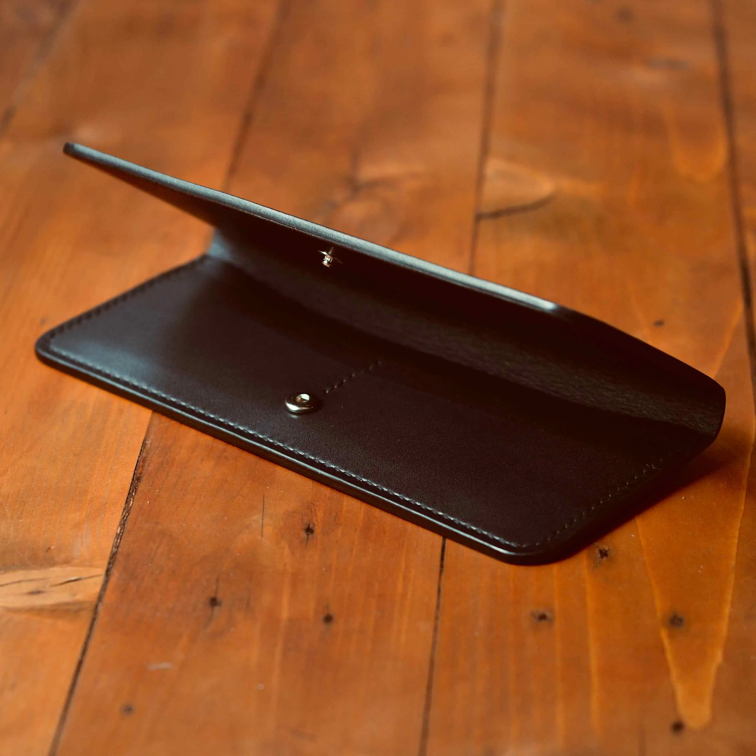Long Bifold Wallet - Black