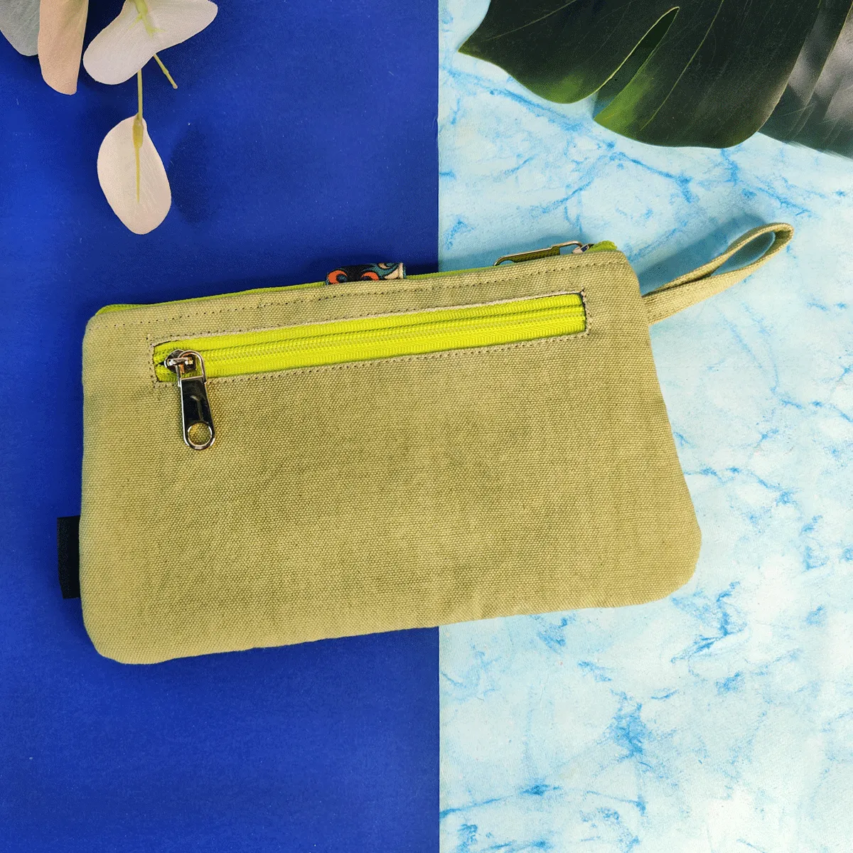 Long Plain Wallet Combo - Blue-Green
