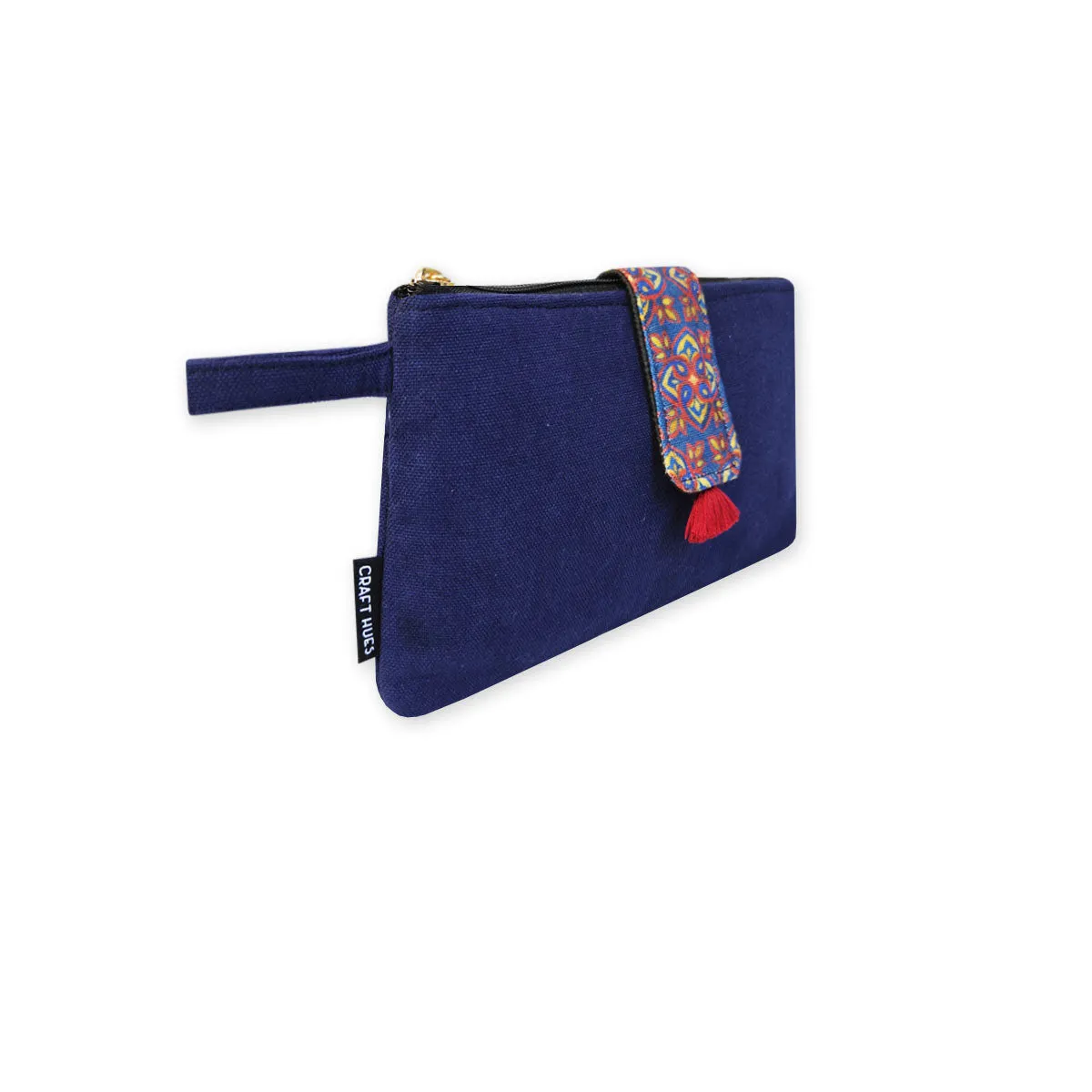 Long Plain Wallet Combo - Blue/Grey
