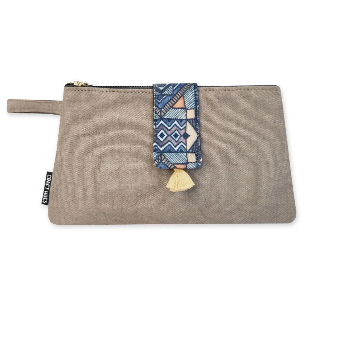 Long Plain Wallet - Grey