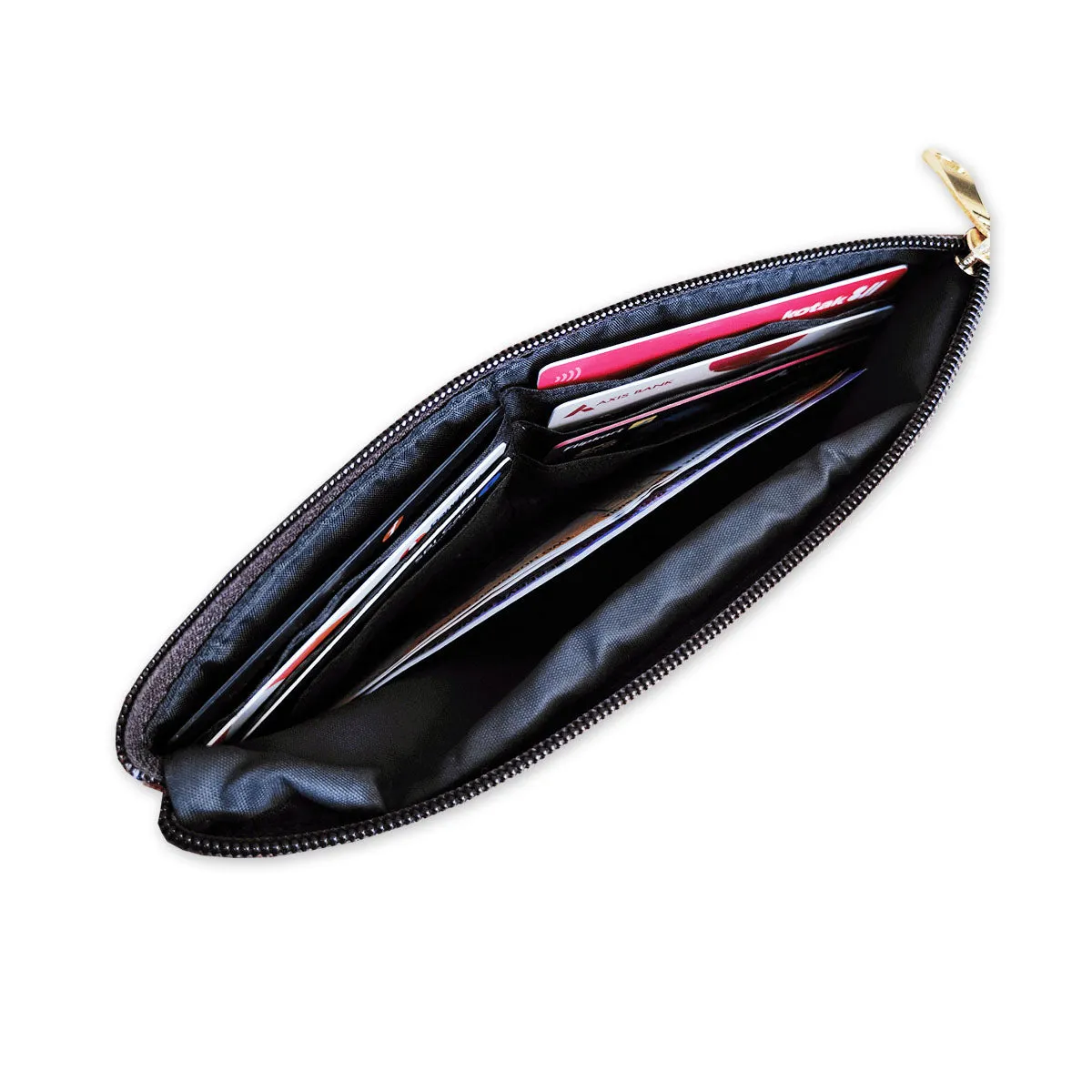 Long Plain Wallet - Navy Blue