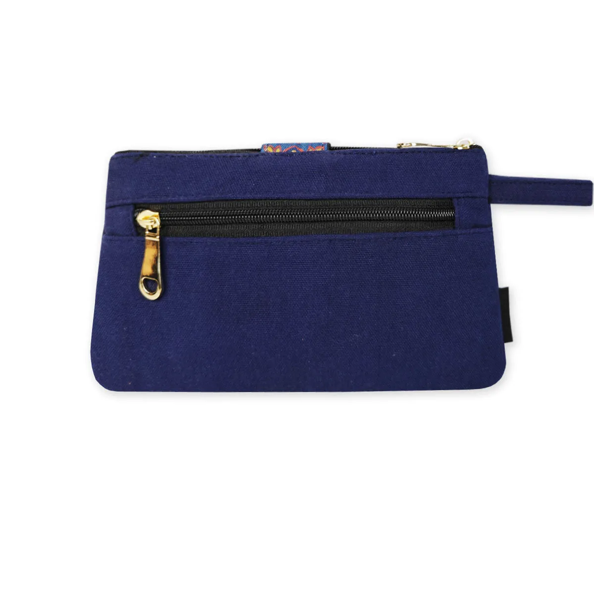 Long Plain Wallet - Navy Blue