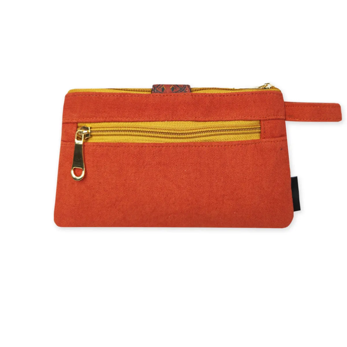 Long Plain Wallet - Rust Orange