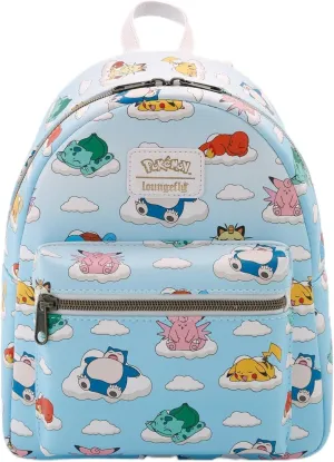 Loungefly Pokemon Sleeping Characters Mini Backpack LIGHT BLUE NONE