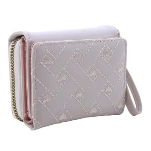 Love Pattern Tri-Fold Wallet