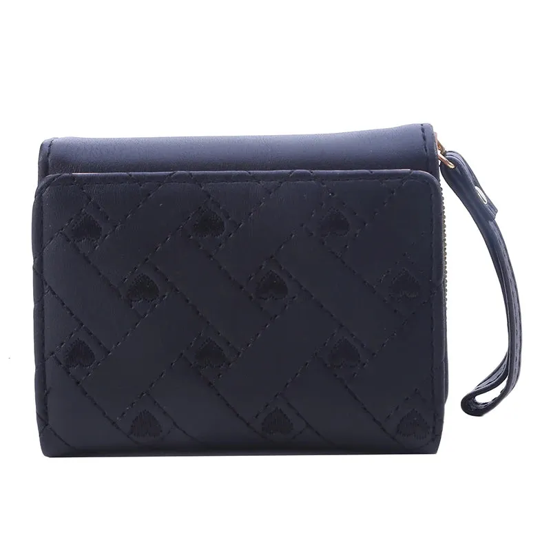 Love Pattern Tri-Fold Wallet