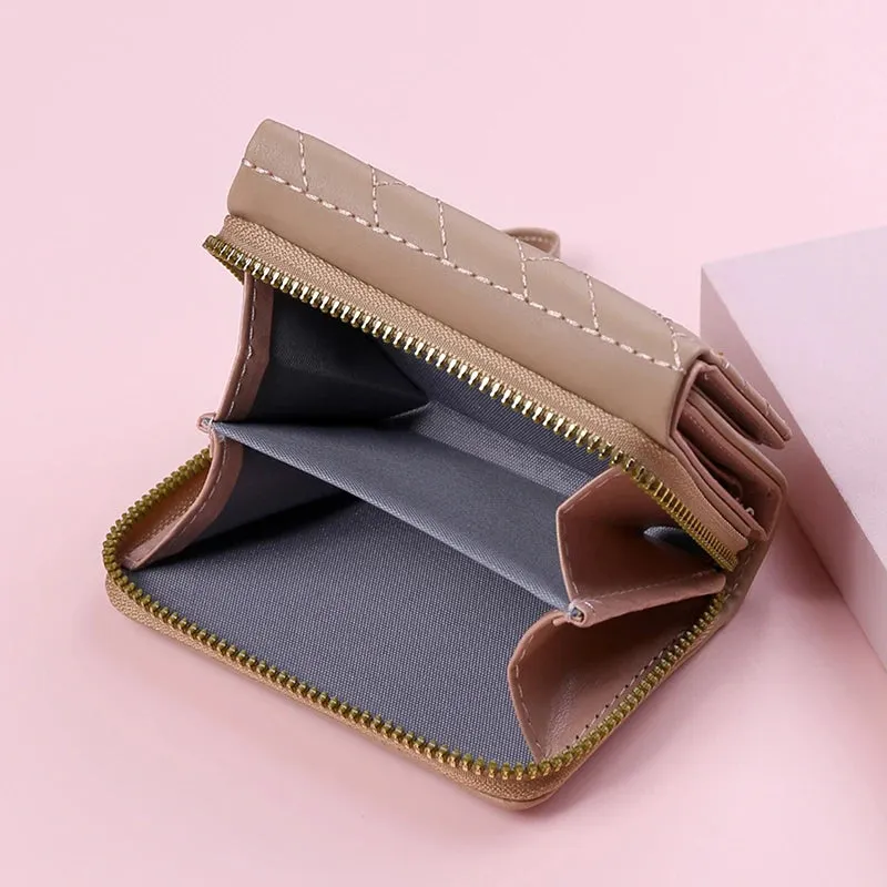 Love Pattern Tri-Fold Wallet