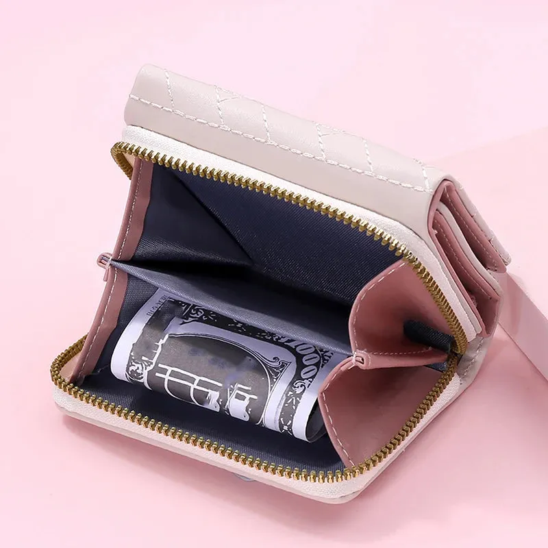 Love Pattern Tri-Fold Wallet
